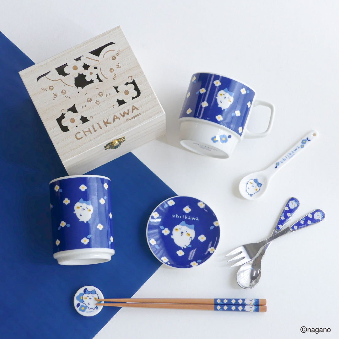 吉伊卡哇 花园木盒装马克杯 (哈奇喵)