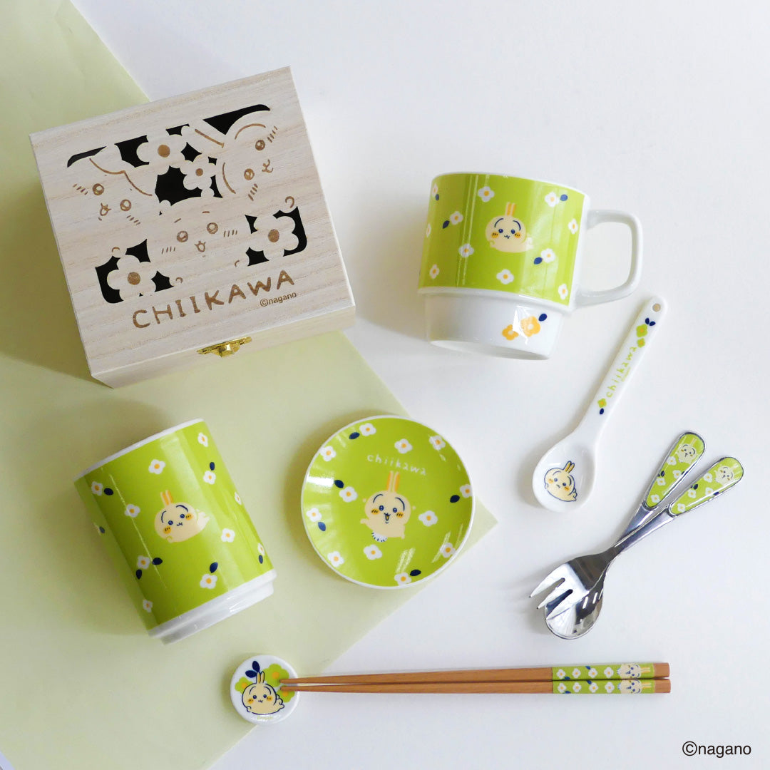 Chiikawa Flower Garden Ceramic Spoon (Usagi)