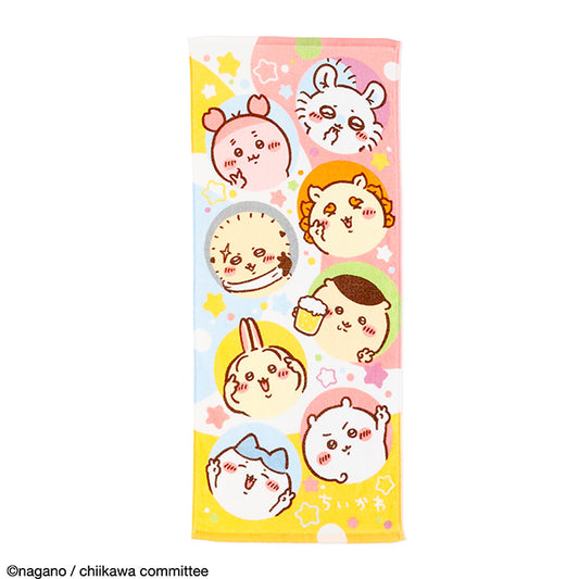 Chiikawa Face Towel (Hachamecha Star)