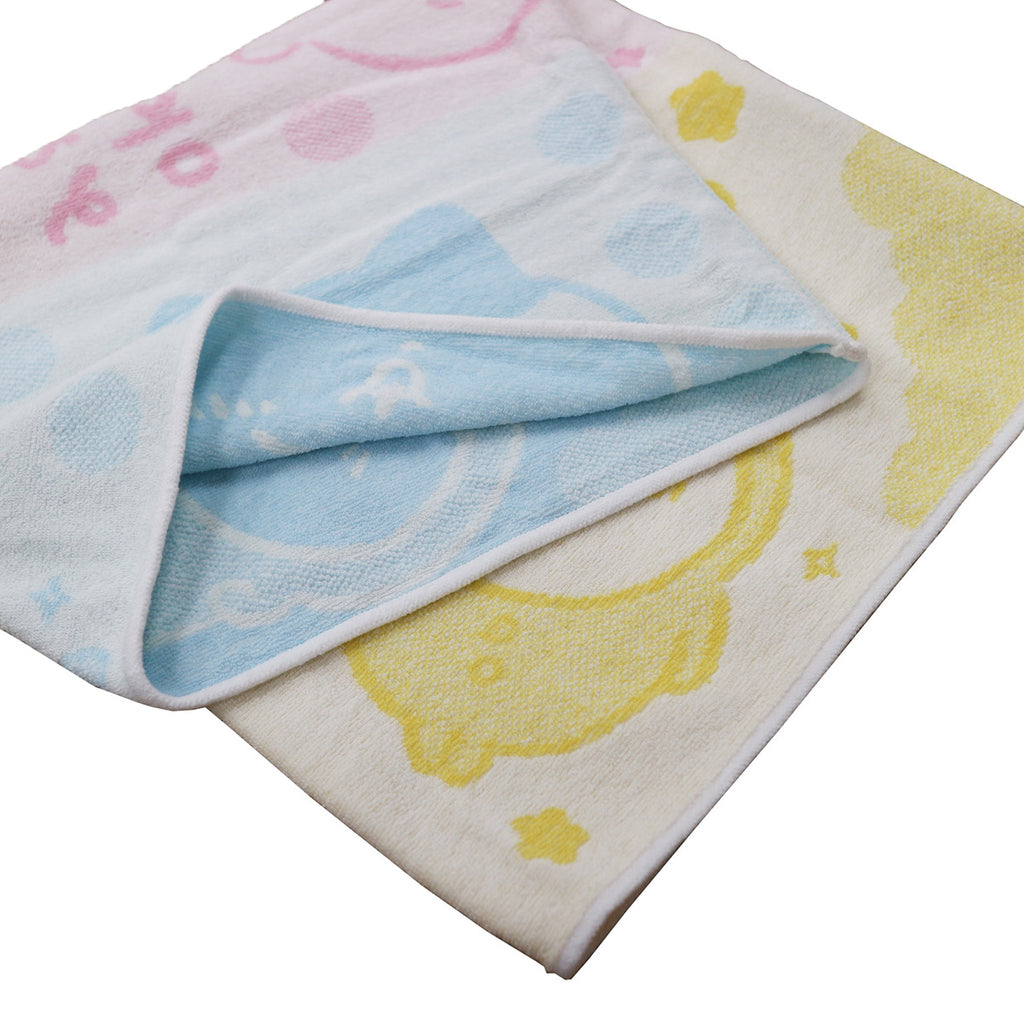 Chiikawa Towel Pillow Cover (Together at Night)
