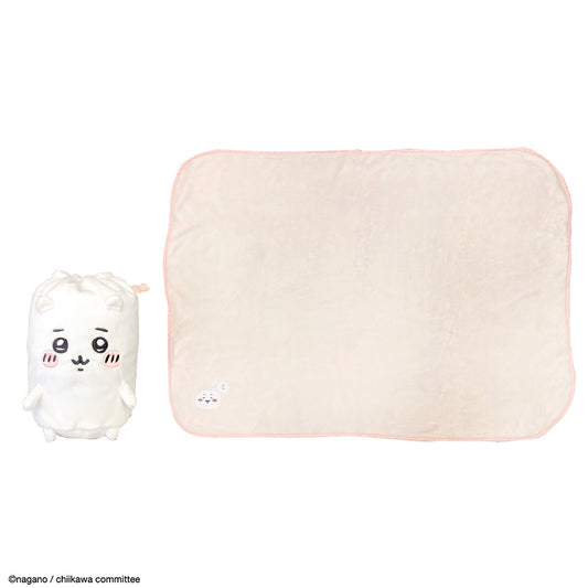 Chiikawa Mascot Pouch Blanket (Fluffy Chiikawa)