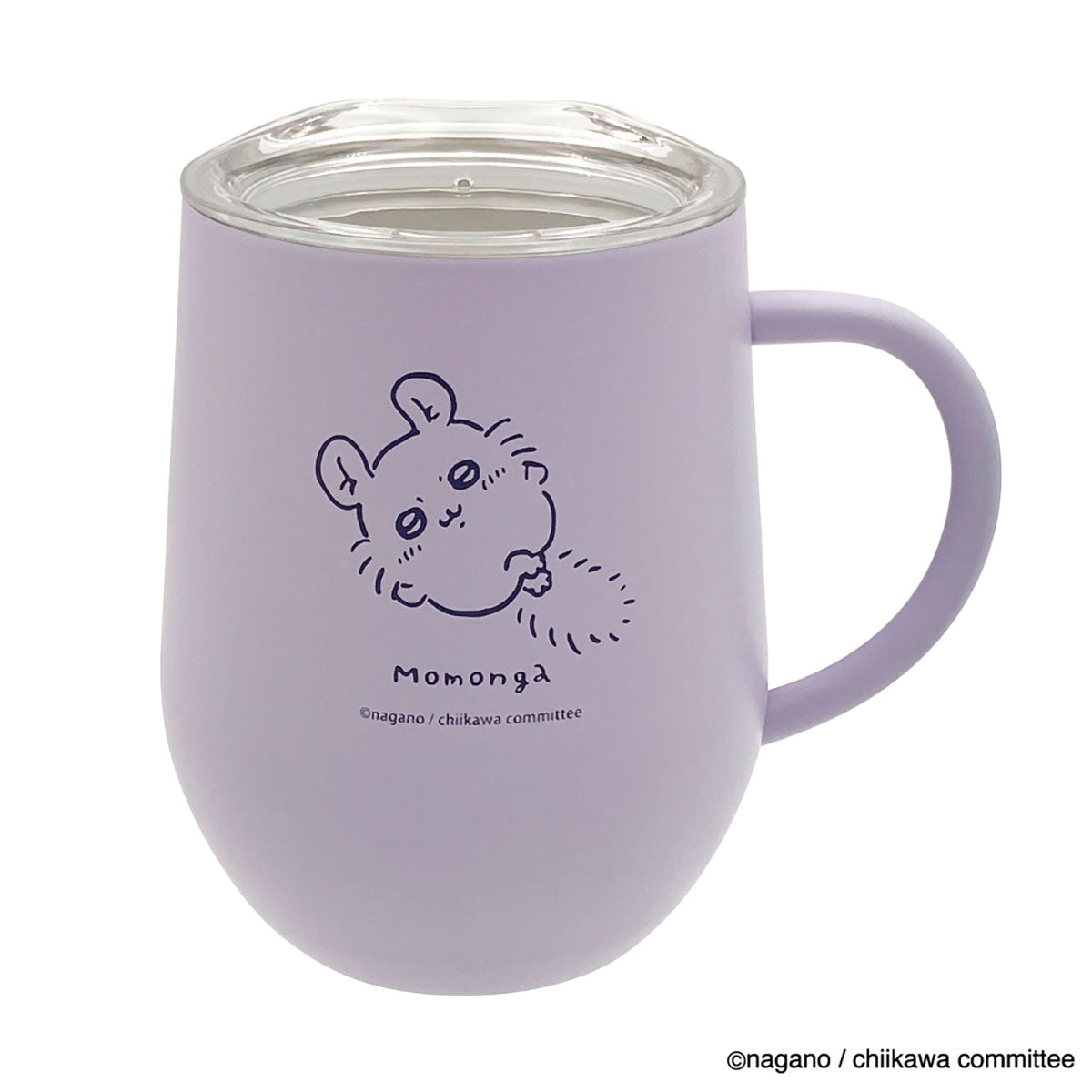 치이카와 뚜껑이 있는 스테인리스 머그 (고론 모몽가)