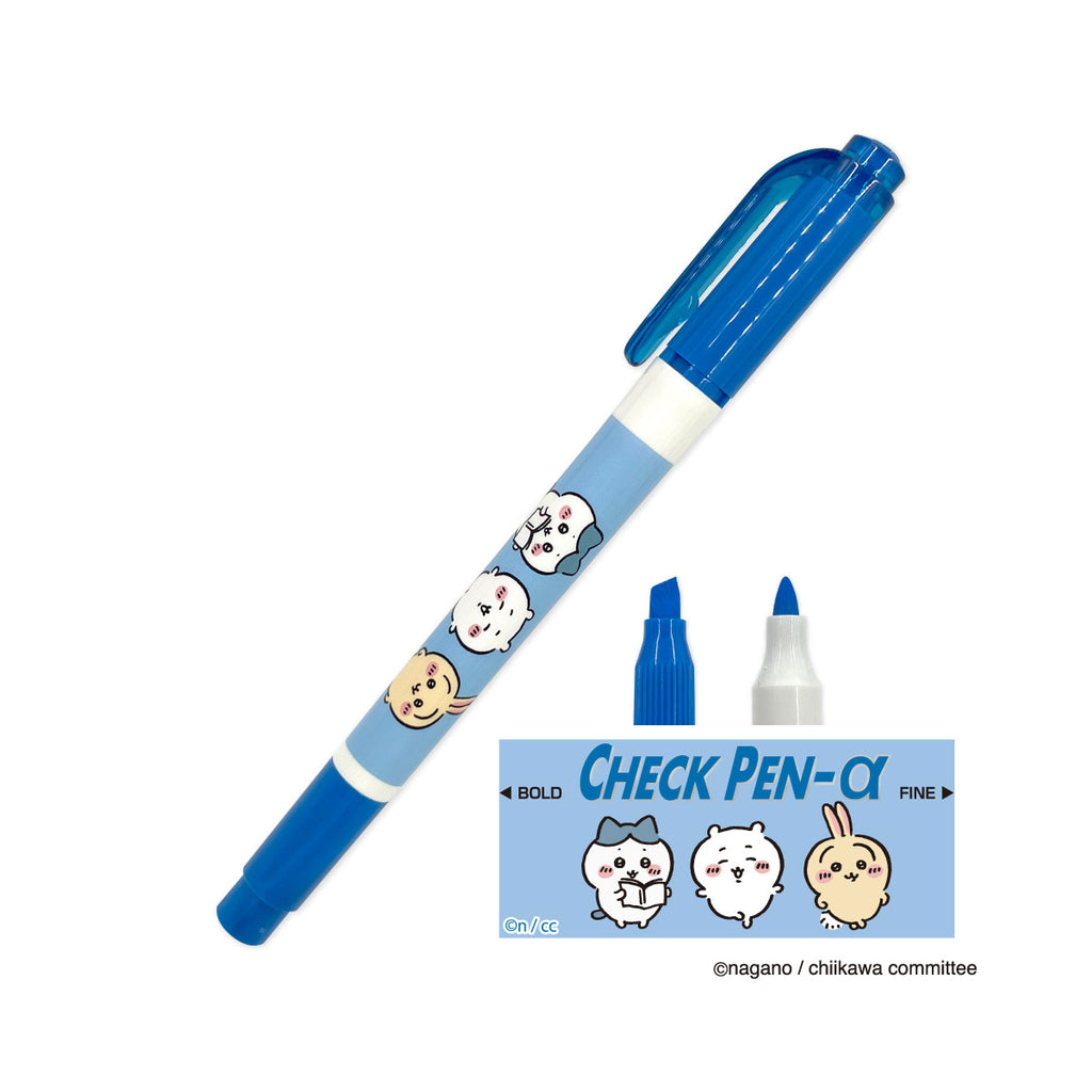 Chiikawa Check Pen Set (Red Sheet Chiikawa & Usagi)