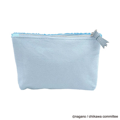 Chiikawa Sagara 3-Pocket Pouch (Hachiware)