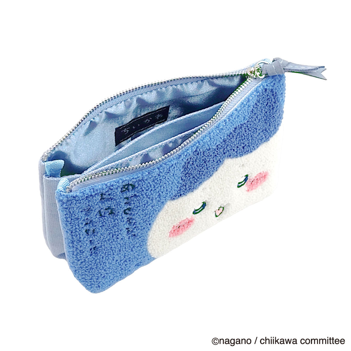 Chiikawa Sagara 3-Pocket Pouch (Hachiware)