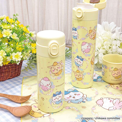 ちいかわ ワンタッチステンレスボトル 350ml（フェアリーフラワー）