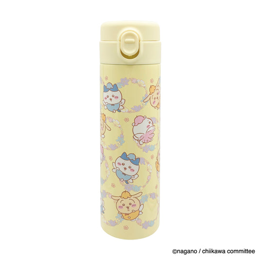吉伊卡哇 一鍵式不鏽鋼水壺 500ml（花仙子）