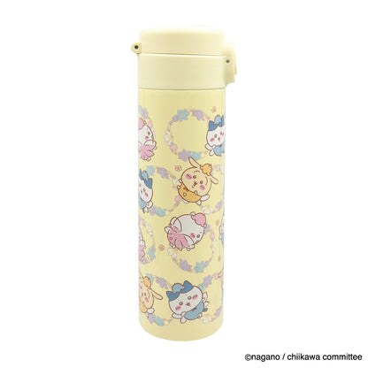 Chiikawa One-Touch Stainless Bottle 500ml (Fairy Flower)