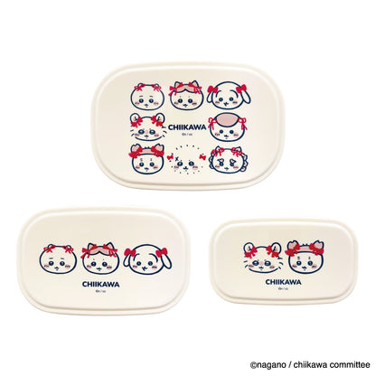 Chiikawa Sealed Container 3-Piece Set (Ribbon)