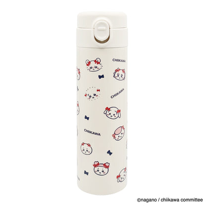 Chiikawa One-Touch Stainless Bottle 500ml (Ribbon)