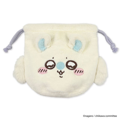Chiikawa Face Drawstring Bag 2 (Momonga)