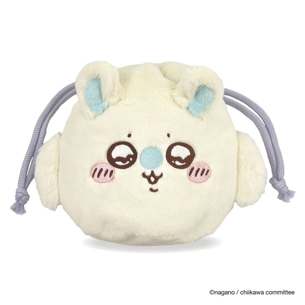Chiikawa Face Drawstring Bag 2 (Momonga)
