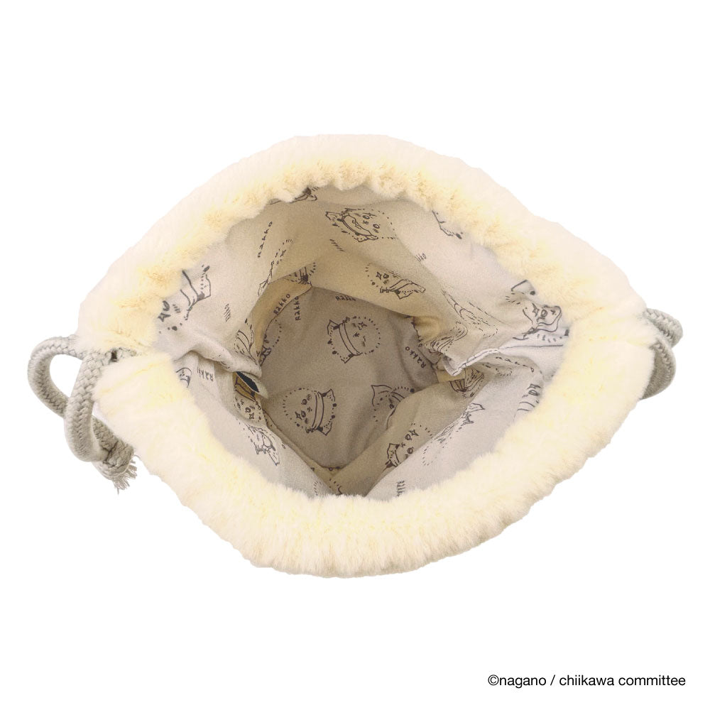 吉伊卡哇 臉型束口袋2 (海獺)