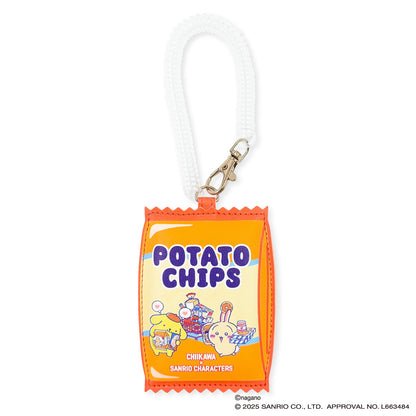 ちいかわ×サンリオキャラクターズ スーパーマーケットなフェイクダイカットパスケース（うさぎ＆ポムポムプリン）