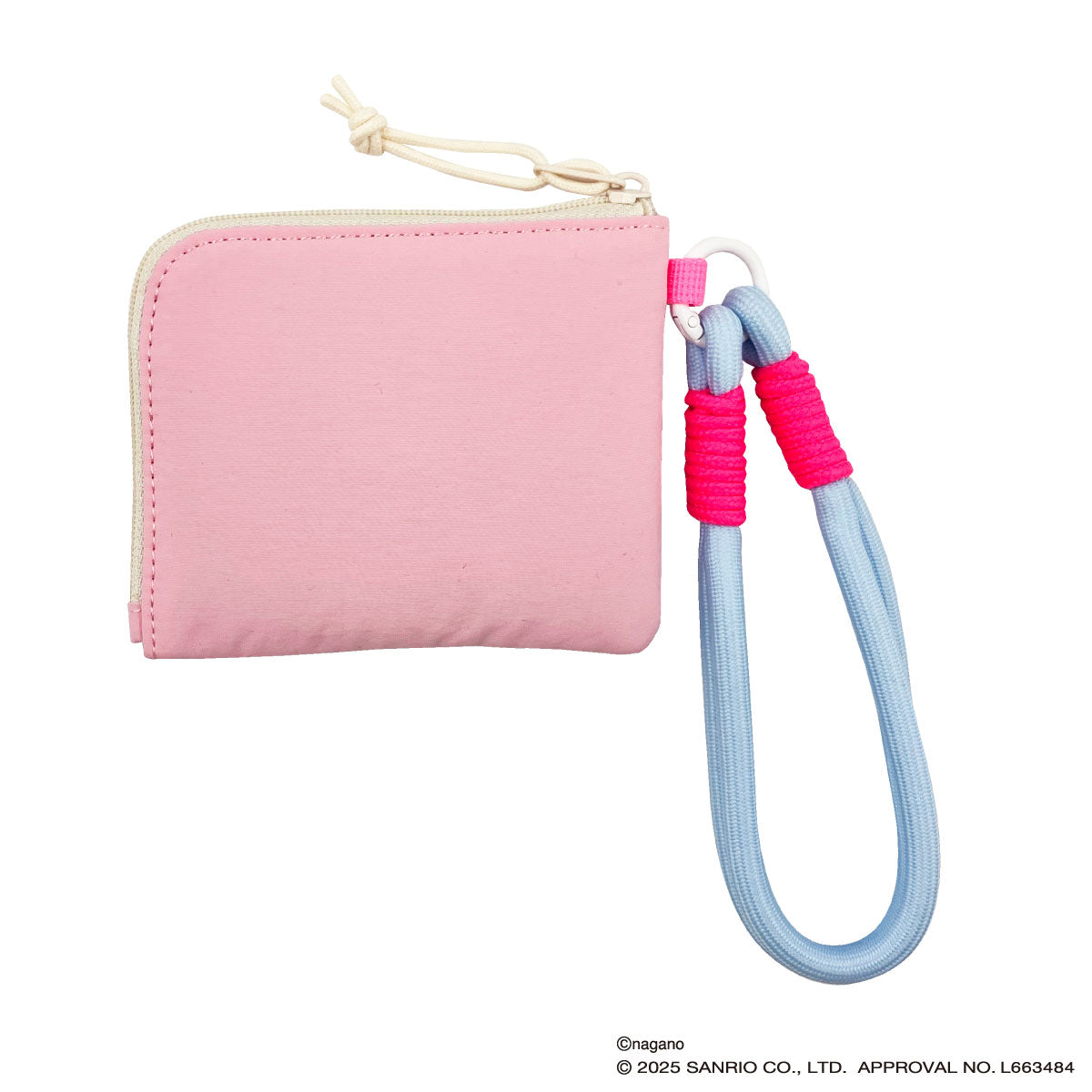 Chiikawa × Sanrio Characters Compact Wallet (Chiikawa & Cinnamoroll)