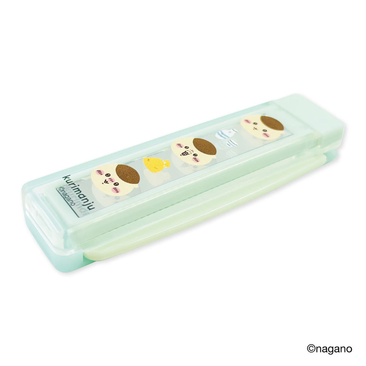 吉伊卡哇 便攜摺疊梳鏡組合 (栗子饅頭)