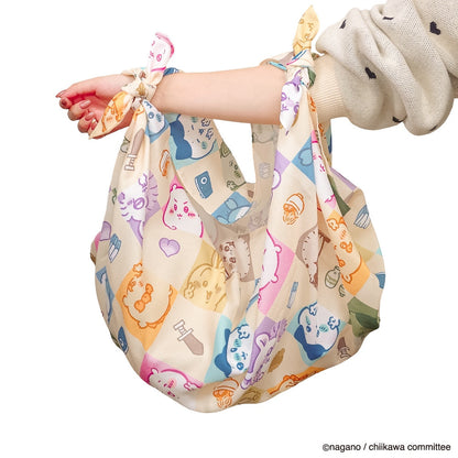 ちいかわ 撥水風呂敷（市松模様）