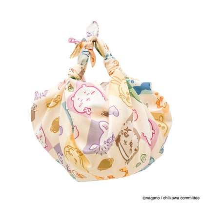 ちいかわ 撥水風呂敷（市松模様）