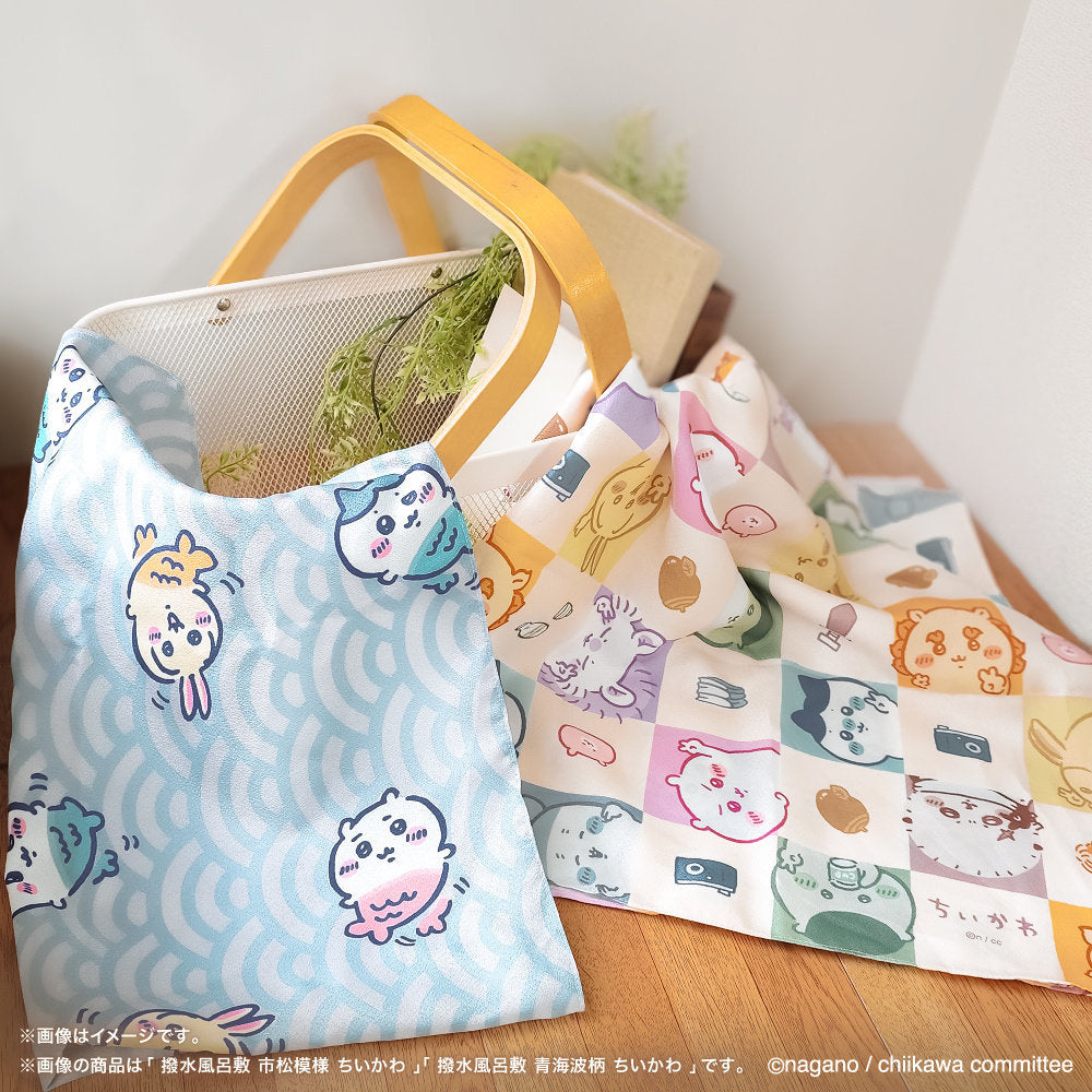 ちいかわ 撥水風呂敷（市松模様）