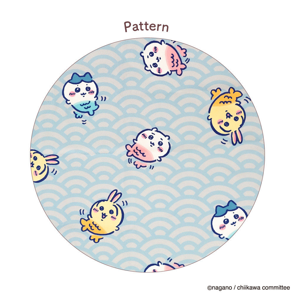 ちいかわ 撥水風呂敷（青海波柄）