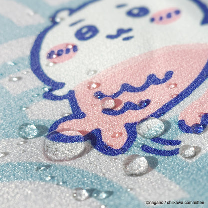 ちいかわ 撥水風呂敷（青海波柄）