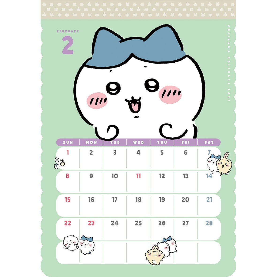 吉伊卡哇 日历2026