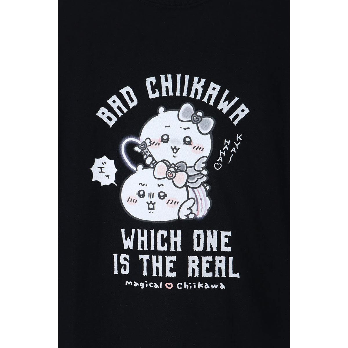 吉伊卡哇 魔法吉伊卡哇 T恤 BAD CHIIKAWA 黑色