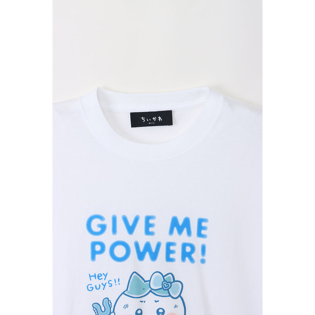 Chiikawa Magical Chiikawa T-Shirt (GIVE ME POWER!! White)