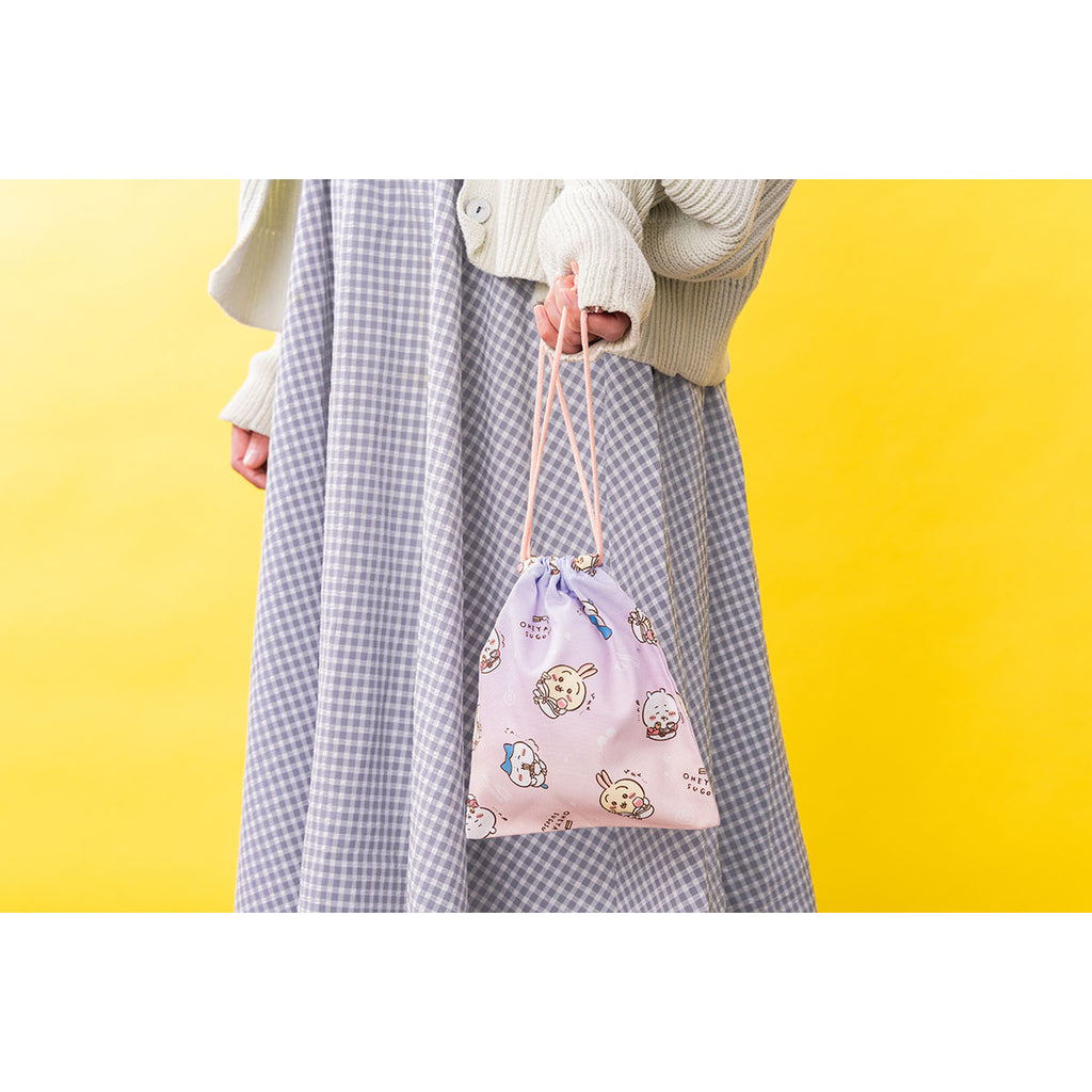 Chiikawa Tokyo Souvenir Perfect Size Drawstring Pouch (OHEYA DE SUGOSU)