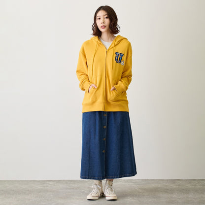 吉伊卡哇 拉鍊連帽衫 GO MY WAY 黃色