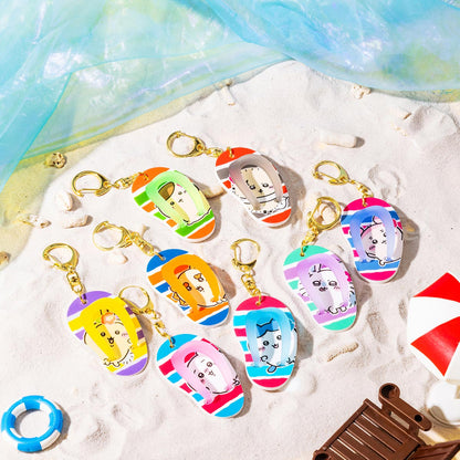 Chiikawa Shisa's Souvenir Shop Trading Beach Sandals Keychain (All 8 Types)