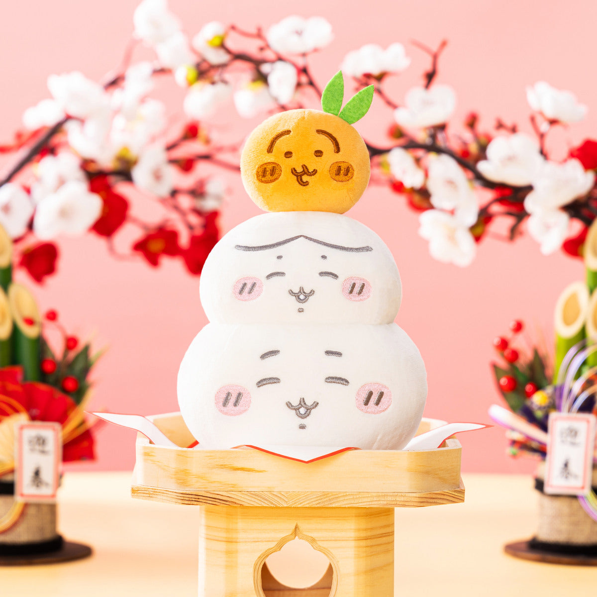 Chiikawa Kagamimochi Plush Toy