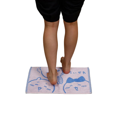 ちいかわ ミニタオル バスマット（ちいかわピンク）