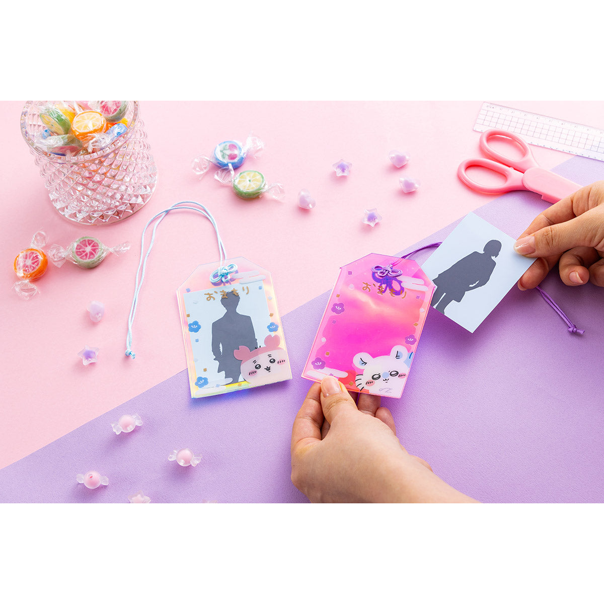 Chiikawa Charm-Type Trading Card Holder (Kurimanju)