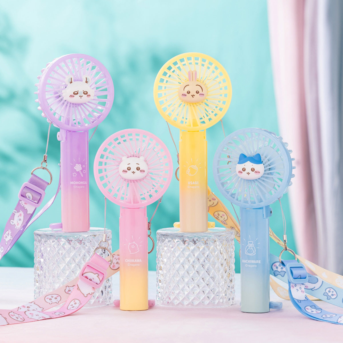 Chiikawa Jelly Color Handy Fan (Momonga)