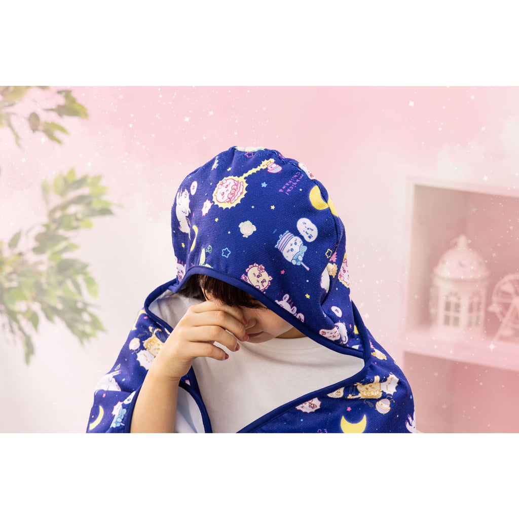 ちいかわ まじかるちいかわ ひんやりフード付きブランケット