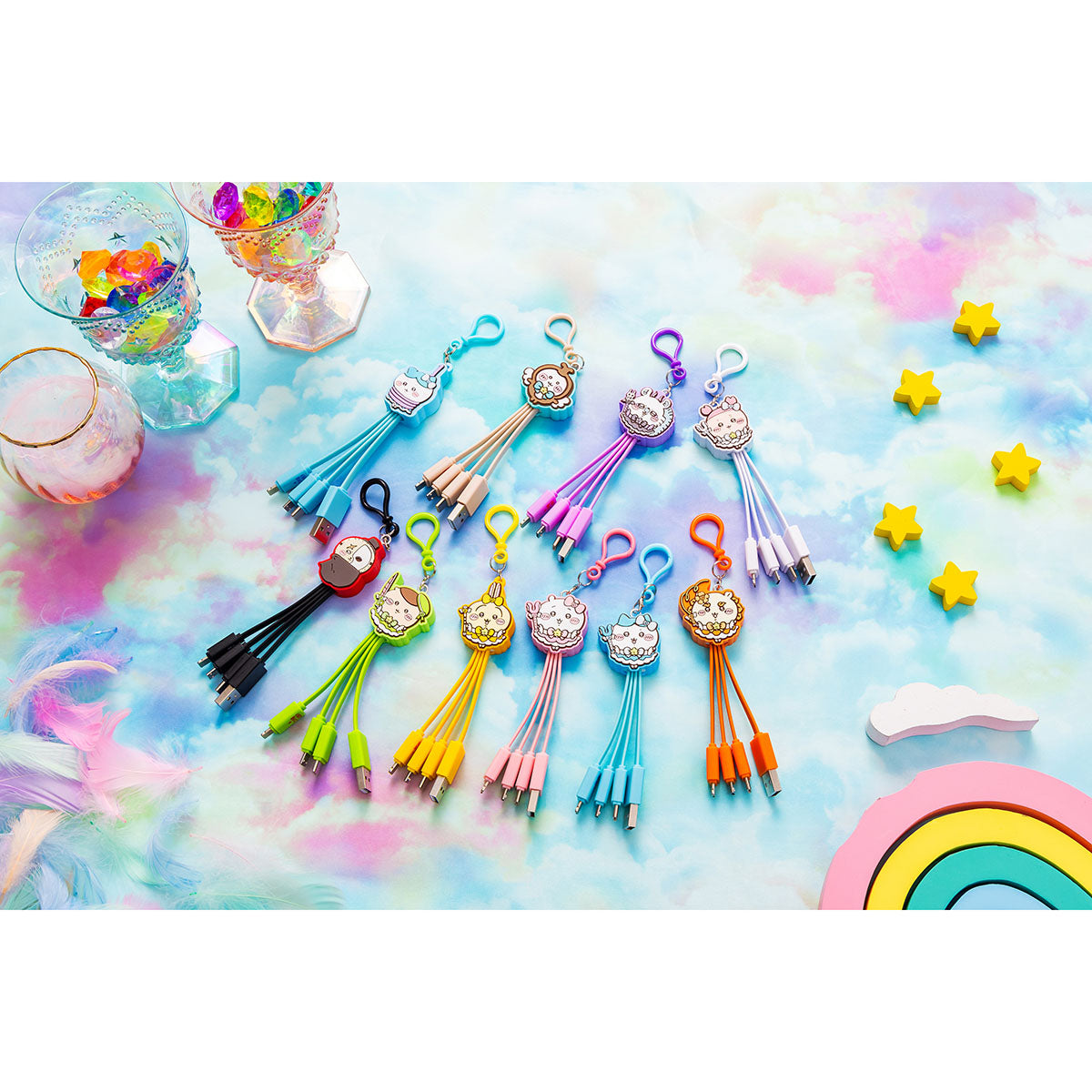 Chiikawa Magical Chiikawa Multi Smartphone Charging Cable (Furuhonya)
