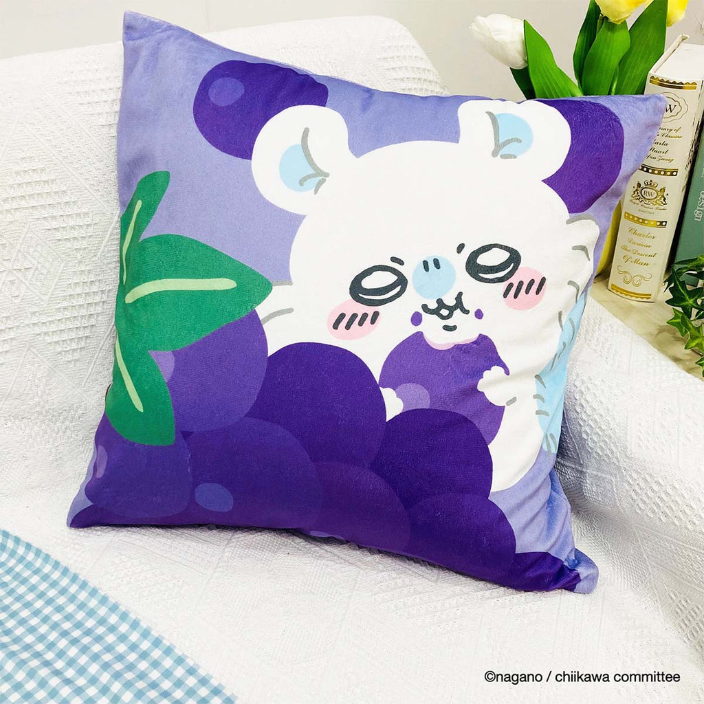 ちいかわ クッションカバー（モモンガ ぶどう）