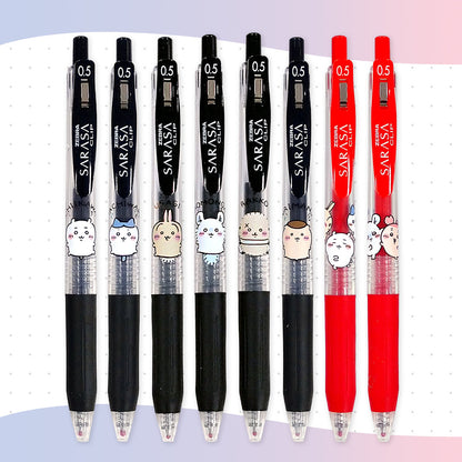 Chiikawa SARASA Ballpoint Pen (Hachiware・Black)