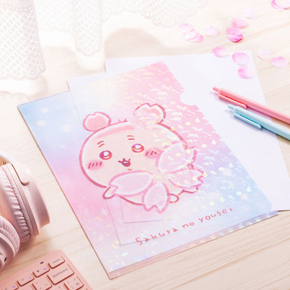 Chiikawa Sakura Fairy Hologram Clear File