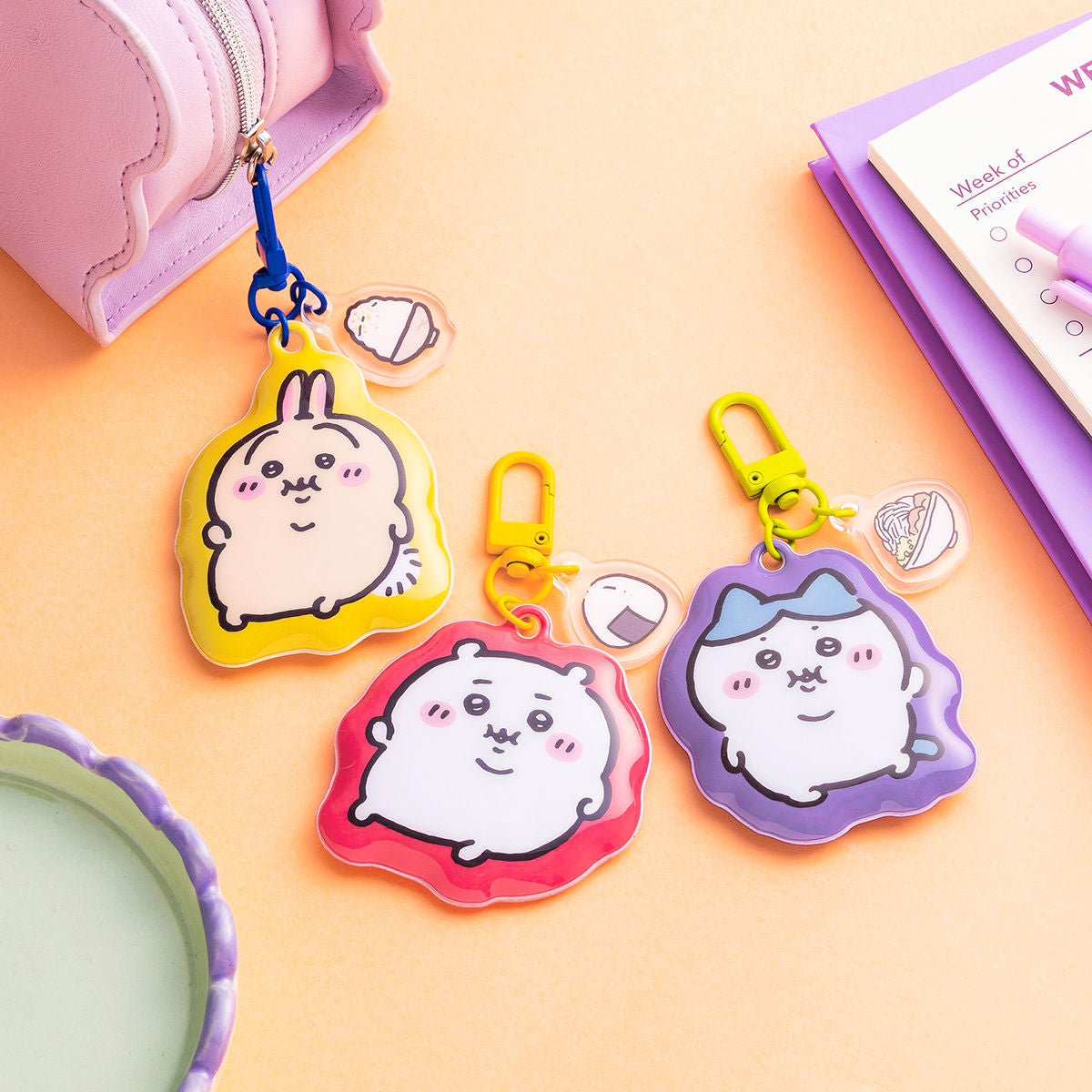 吉伊卡哇 胖嘟嘟鼓鼓PVC鑰匙扣 (吉伊卡哇)