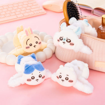 Chiikawa Plush Face Claw Clip (Momonga)