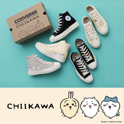 吉伊卡哇 CONVERSE×吉伊卡哇 ALL STAR GD OX / CHIIKAWA BLACK [不能与其他商品同时购买]