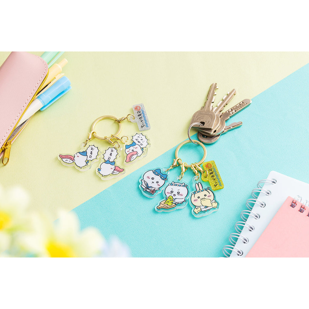 Chiikawa Chiikawa Sushi 3-Piece Acrylic Charm (Huge Sushi)