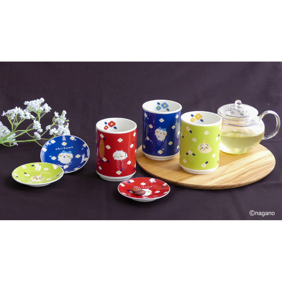 Chiikawa Flower Garden Small Plate (Chiikawa)