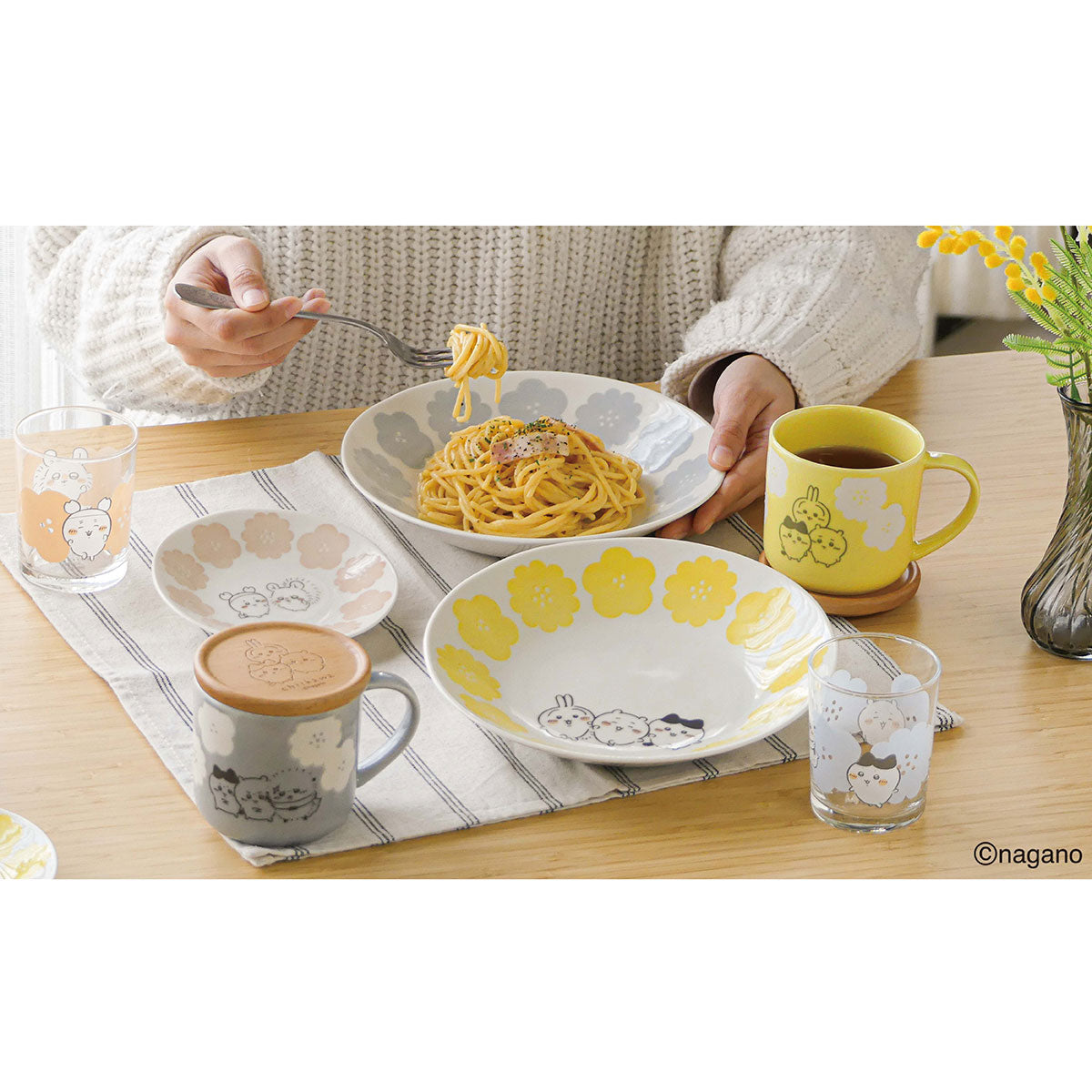 치이카와 유리 텀블러 해피 블라섬 (핑크)