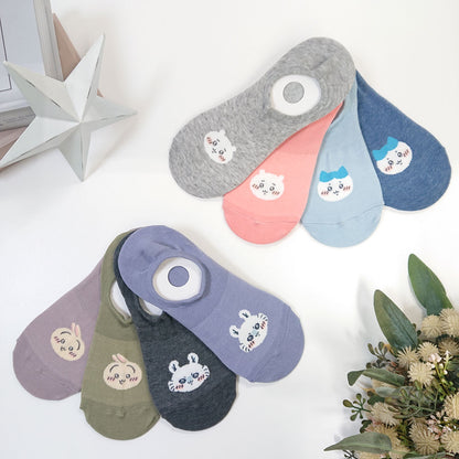 Chiikawa Kokopita Sneaker-Length Socks (Hachiware Navy)