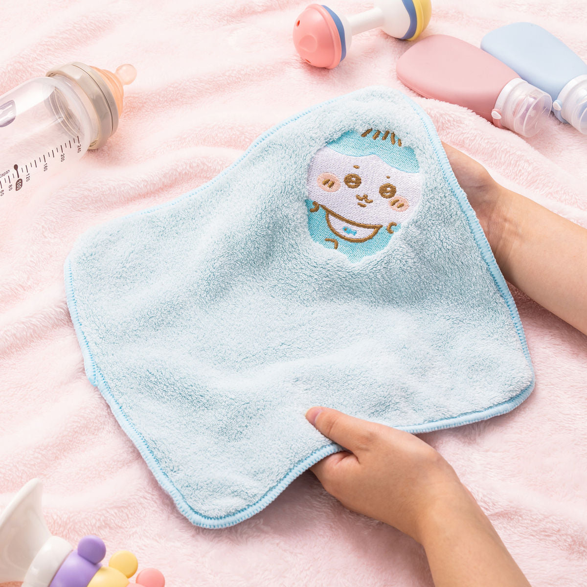 吉伊卡哇 baby系列 襁褓毛巾 (小八貓)