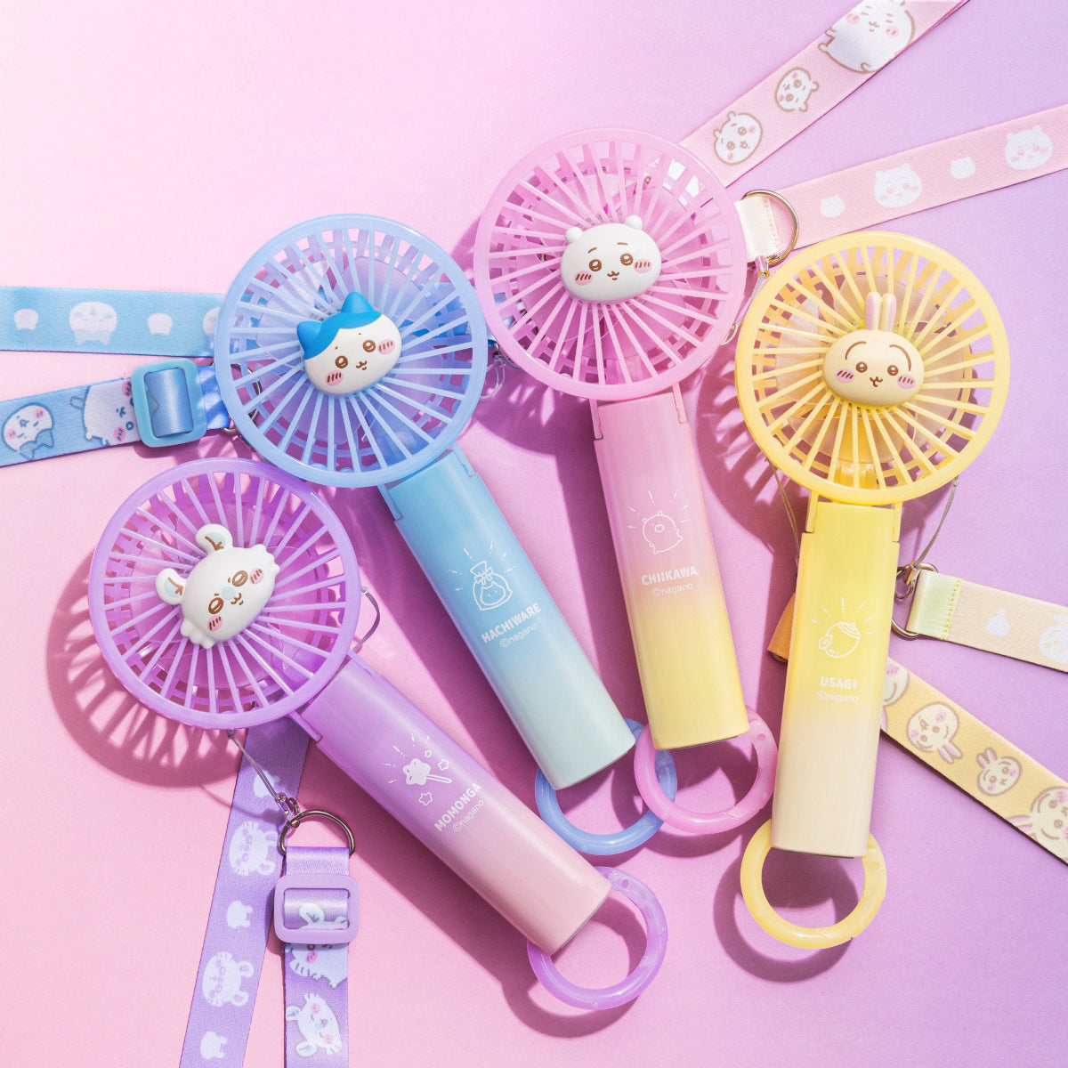 Chiikawa Jelly Color Handy Fan (Momonga)