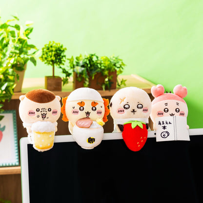 치이카와 데스크톱에서 지켜보는 인형 (기타 든 하치와레)